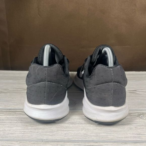 Nike Downshifter 8 Black White Running Shoe Athletic Sneaker Womens 10 - Picture 7 of 9